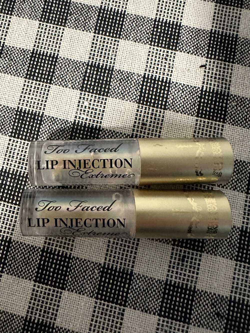 Too Faced Lip Injection Extreme Mini x 2 New